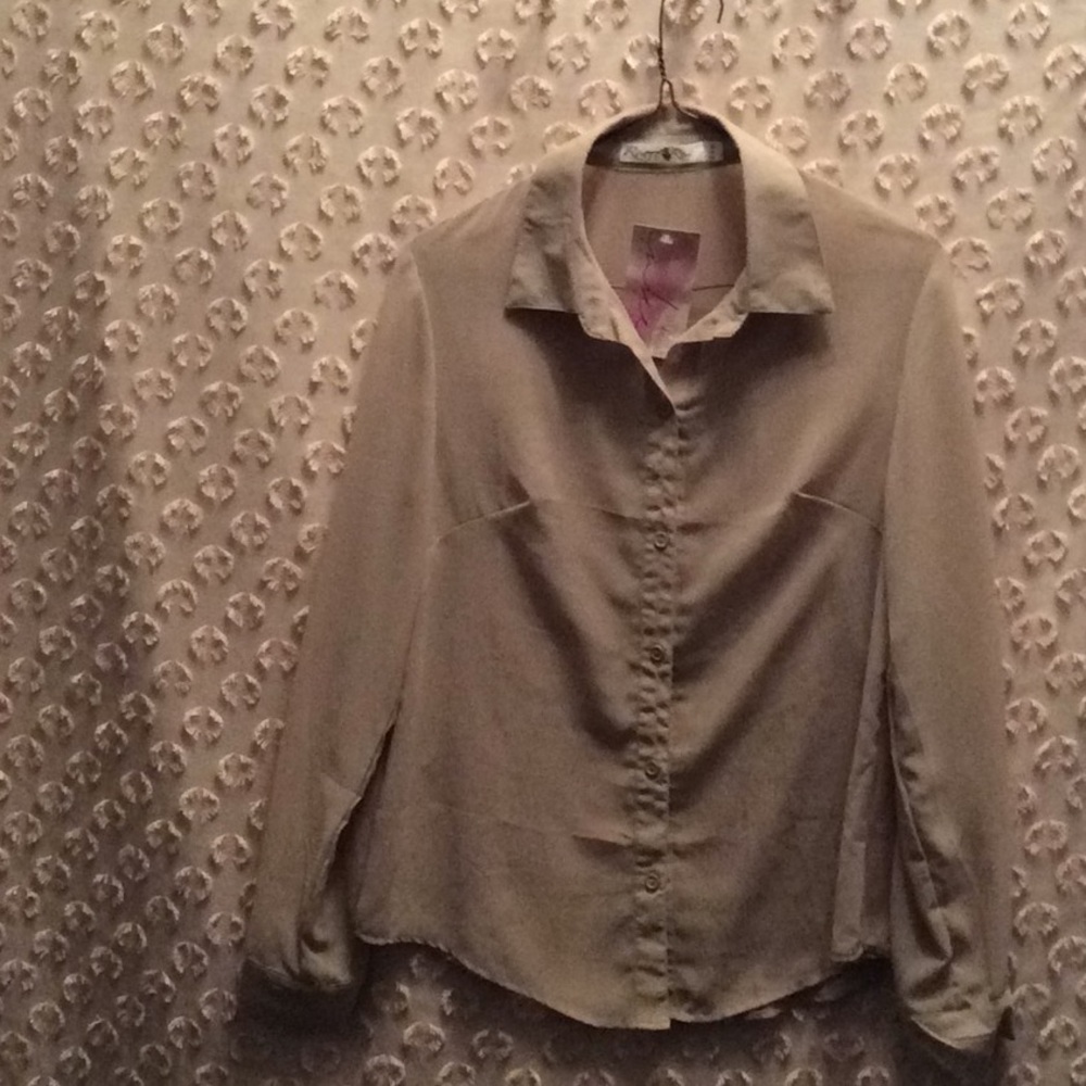 Beige Color Two Style Top